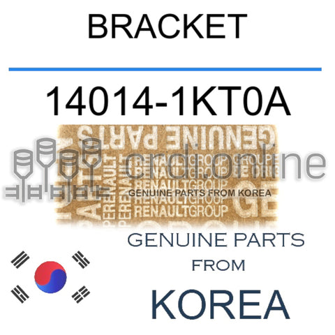BRACKET [ORIGINAL] 14014-1KT0A 140141KT0A 14014 1KT0A