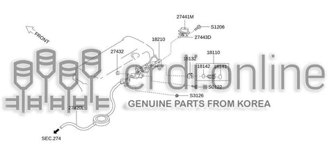 TUBE ASSY-FUEL 18210-12950 1821012950 18210 12950
