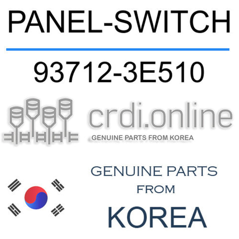 PANEL-SWITCH 93712-3E510 937123E510 93712 3E510
