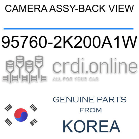 CAMERA ASSY-BACK VIEW [ORIGINAL] 95760-2K200A1W 957602K200A1W 95760 2K200A1W
