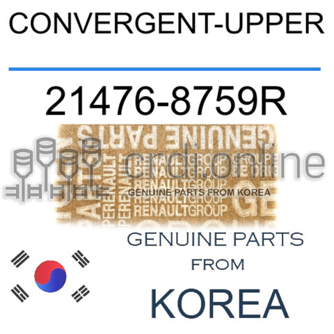 CONVERGENT-UPPER [ORIGINAL] 21476-8759R 214768759R 21476 8759R