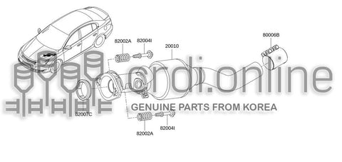 TUBE ASSY-EXHAUSTFRONT 20010-1450R 200101450R 20010 1450R