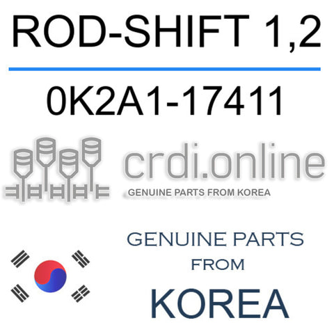 ROD-SHIFT 1,2 0K2A1-17411 0K2A117411 0K2A1 17411