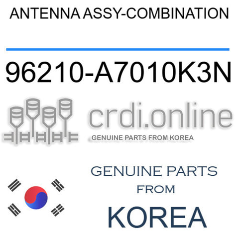 ANTENNA ASSY-COMBINATION [ORIGINAL] 96210-A7010K3N 96210A7010K3N 96210 A7010K3N