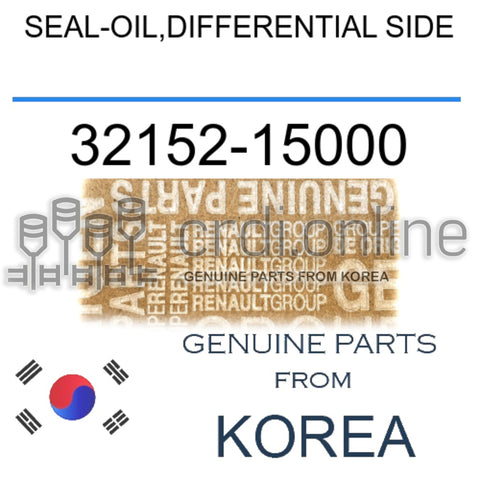 SEAL-OIL,DIFFERENTIAL SIDE [ORIGINAL] 32152-15000 3215215000 32152 15000