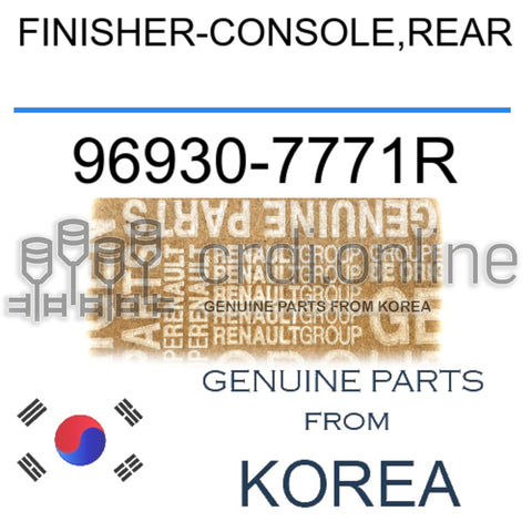 FINISHER-CONSOLE,REAR [ORIGINAL] 96930-7771R 969307771R 96930 7771R