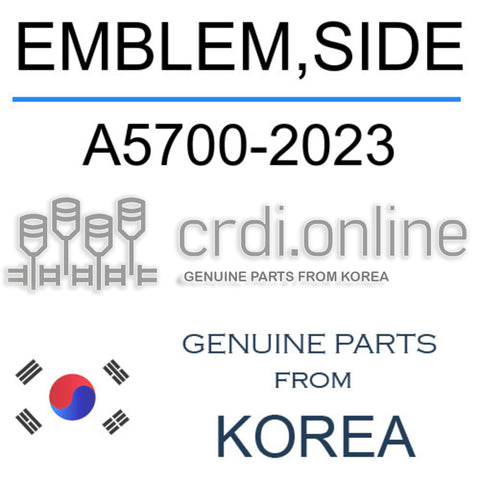 EMBLEM,SIDE [ORIGINAL] A5700-2023 A57002023 A5700 2023