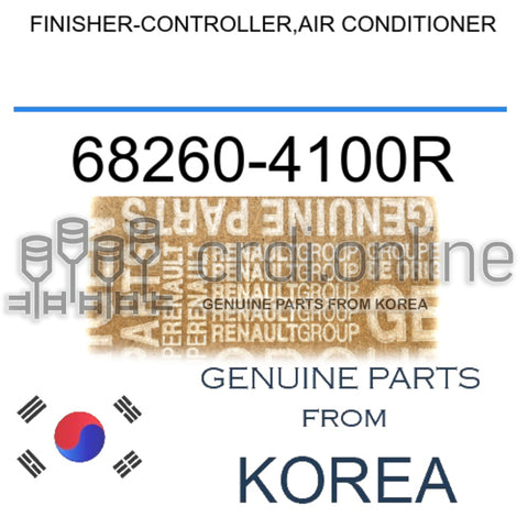 FINISHER-CONTROLLER,AIR CONDITIONER [ORIGINAL] 68260-4100R 682604100R 68260 4100R