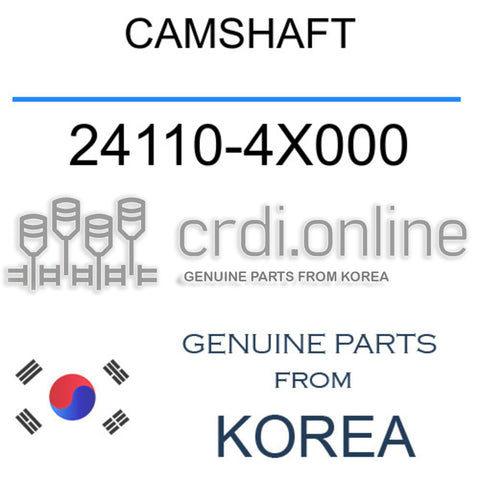 CAMSHAFT [ORIGINAL] 24110-4X000 241104X000 24110 4X000