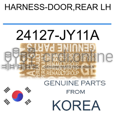 HARNESS-DOOR,REAR LH [ORIGINAL] 24127-JY11A 24127JY11A 24127 JY11A