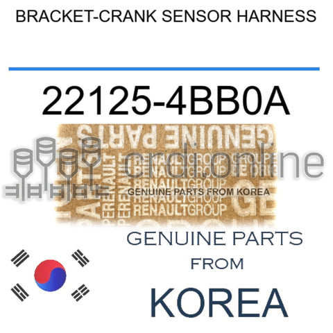 BRACKET-CRANK SENSOR HARNESS [ORIGINAL] 22125-4BB0A 221254BB0A 22125 4BB0A