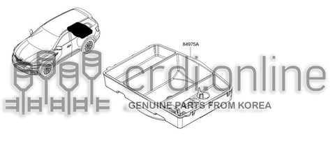 BOX ASSY-LUGGAGE SIDERH 84975-5132R 849755132R 84975 5132R