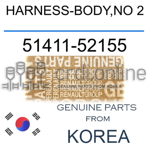 HARNESS-BODY,NO 2 [ORIGINAL] 51411-52155 5141152155 51411 52155