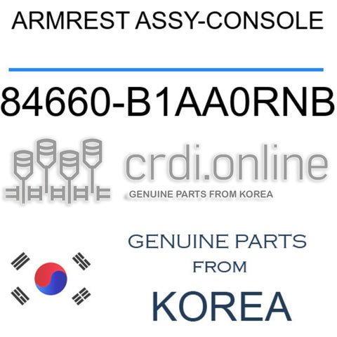 ARMREST ASSY-CONSOLE 84660-B1AA0RNB 84660B1AA0RNB 84660 B1AA0RNB