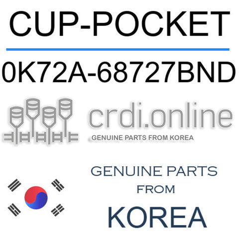 CUP-POCKET [ORIGINAL] 0K72A-68727BND 0K72A68727BND 0K72A 68727BND