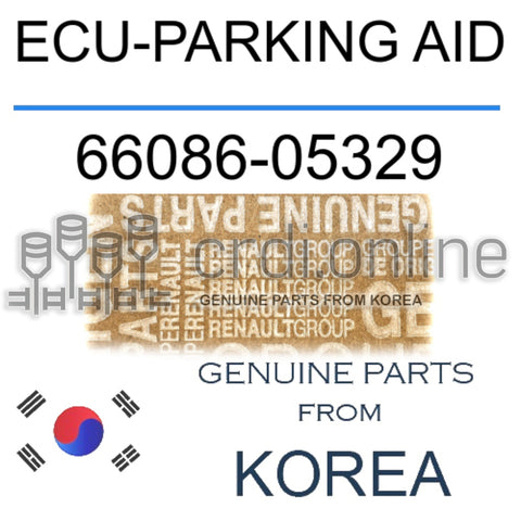 ECU-PARKING AID [ORIGINAL] 66086-05329 6608605329 66086 05329