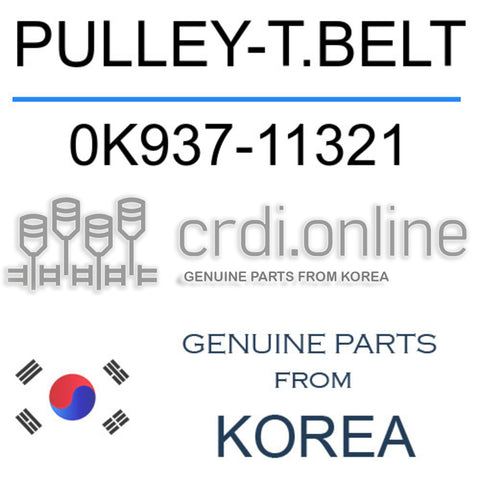 PULLEY-T.BELT 0K937-11321 0K93711321 0K937 11321