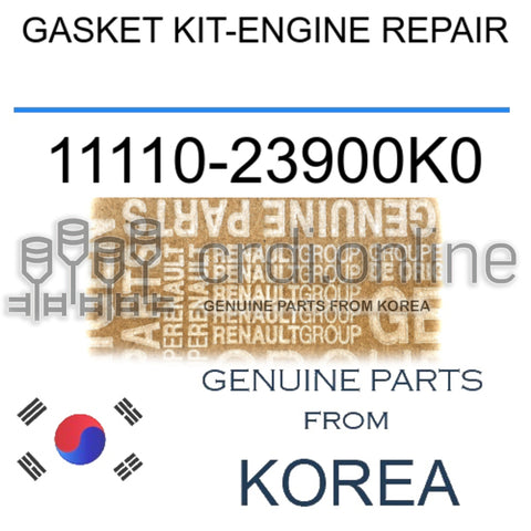 GASKET KIT-ENGINE REPAIR [ORIGINAL] 11110-23900K0 1111023900K0 11110 23900K0