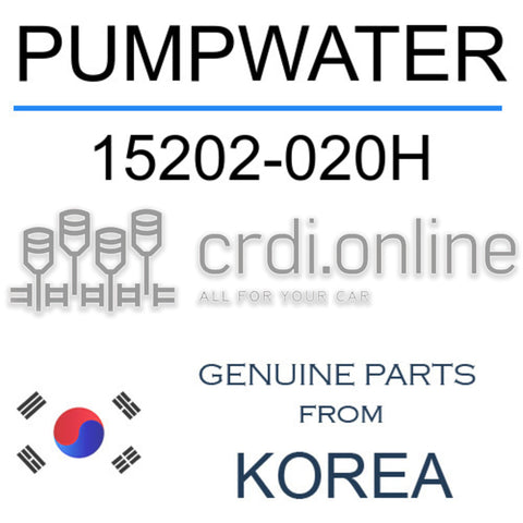 PUMPWATER 15202-020H 15202020H 15202 020H