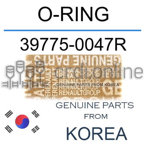 O-RING [ORIGINAL] 39775-0047R 397750047R 39775 0047R