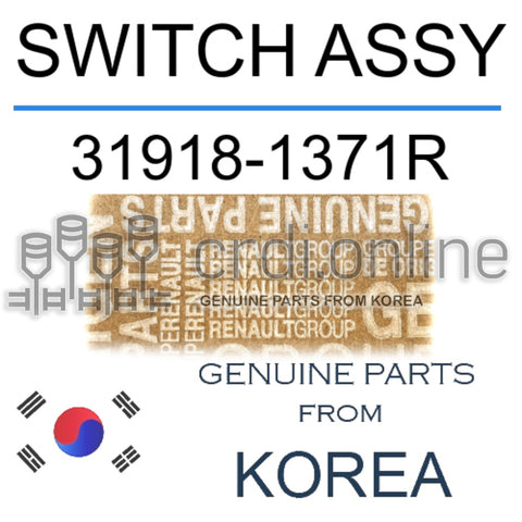 SWITCH ASSY [ORIGINAL] 31918-1371R 319181371R 31918 1371R