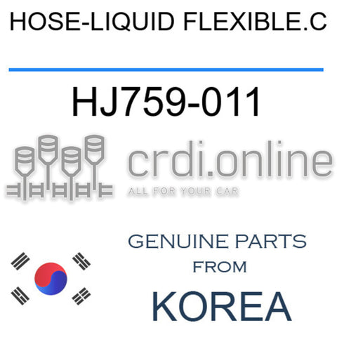 HOSE-LIQUID FLEXIBLE.C [ORIGINAL] HJ759-011 HJ759011 HJ759 011