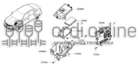 BOX-USM 284B0-9196R 284B09196R 284B0 9196R