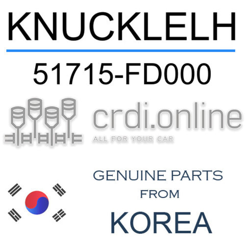 KNUCKLE,LH [ORIGINAL] 51715-FD000 51715FD000 51715 FD000