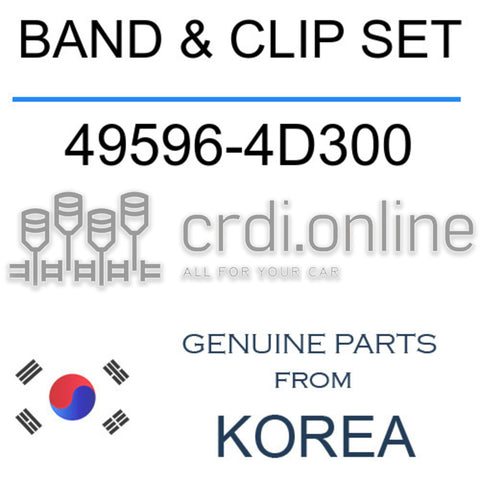BAND & CLIP SET 49596-4D300 495964D300 49596 4D300