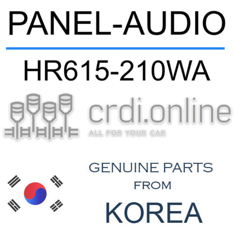 PANEL-AUDIO [ORIGINAL] HR615-210WA HR615210WA HR615 210WA