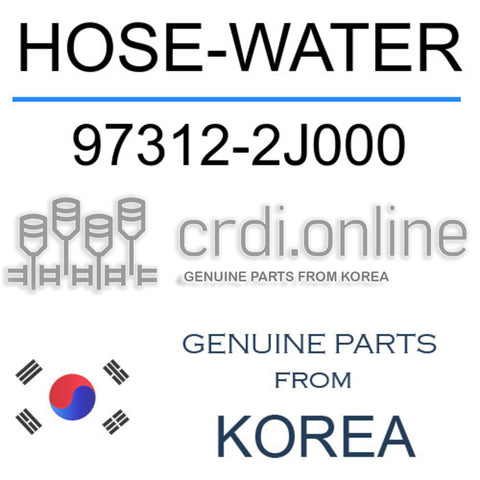 HOSE-WATER [ORIGINAL] 97312-2J000 973122J000 97312 2J000