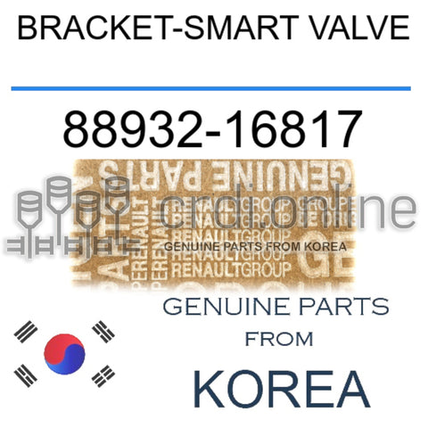 BRACKET-SMART VALVE [ORIGINAL] 88932-16817 8893216817 88932 16817