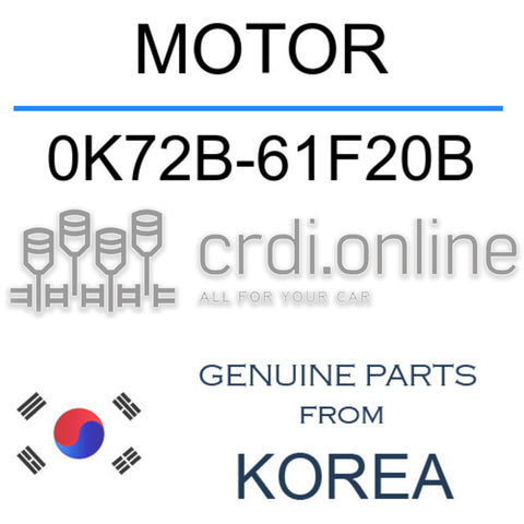 MOTOR [ORIGINAL] 0K72B-61F20B 0K72B61F20B 0K72B 61F20B