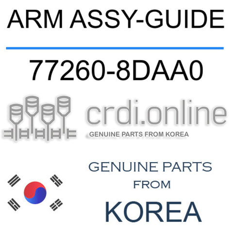 ARM ASSY-GUIDE 77260-8DAA0 772608DAA0 77260 8DAA0