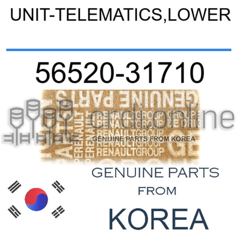UNIT-TELEMATICS,LOWER [ORIGINAL] 56520-31710 5652031710 56520 31710