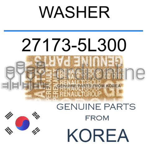 WASHER [ORIGINAL] 27173-5L300 271735L300 27173 5L300