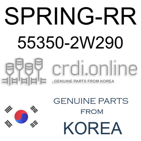 SPRING-RR [ORIGINAL] 55350-2W290 553502W290 55350 2W290