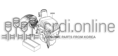 ELEMENT ASSY 16546-4PM0A 165464PM0A 16546 4PM0A