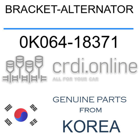 BRACKET-ALTERNATOR 0K064-18371 0K06418371 0K064 18371