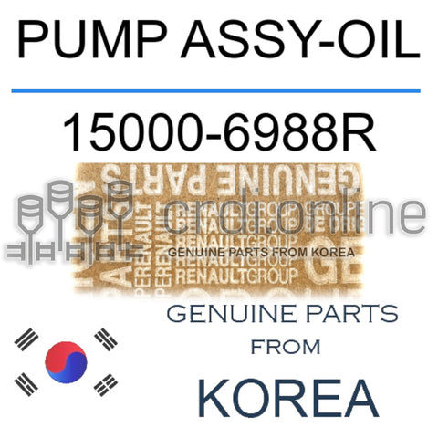 PUMP ASSY-OIL [ORIGINAL] 15000-6988R 150006988R 15000 6988R