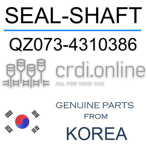 SEAL-SHAFT [ORIGINAL] QZ073-4310386 QZ0734310386 QZ073 4310386