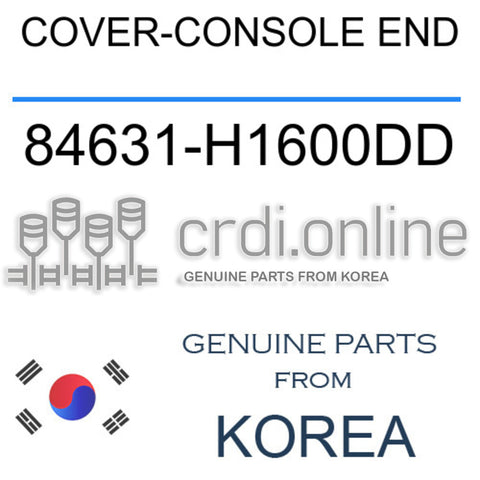 COVER-CONSOLE END 84631-H1600DD 84631H1600DD 84631 H1600DD