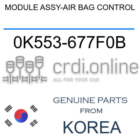 MODULE ASSY-AIR BAG CONTROL [ORIGINAL] 0K553-677F0B 0K553677F0B 0K553 677F0B