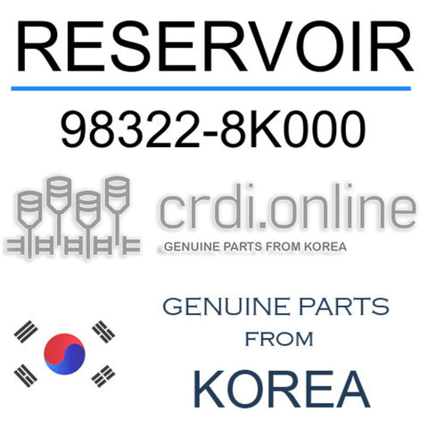 RESERVOIR [ORIGINAL] 98322-8K000 983228K000 98322 8K000