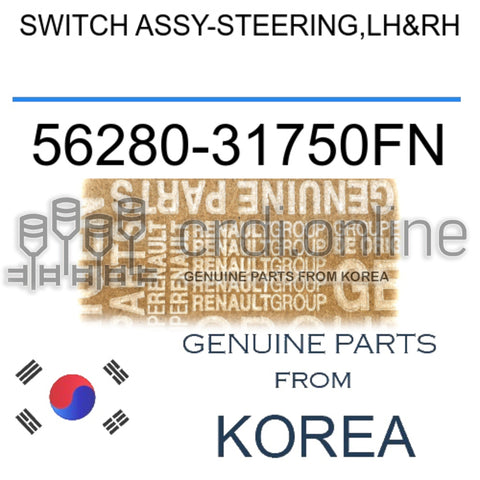 SWITCH ASSY-STEERING,LH&RH [ORIGINAL] 56280-31750FN 5628031750FN 56280 31750FN