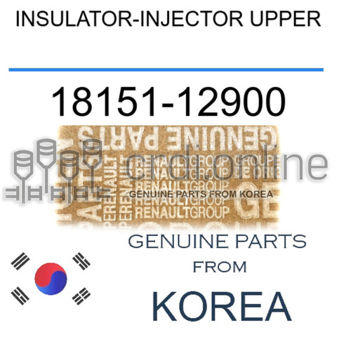 INSULATOR-INJECTOR UPPER [ORIGINAL] 18151-12900 1815112900 18151 12900