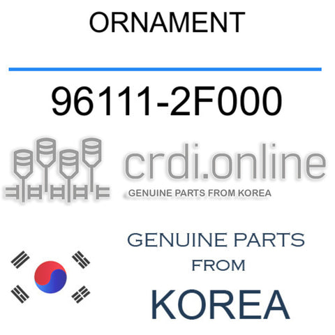 ORNAMENT 96111-2F000 961112F000 96111 2F000