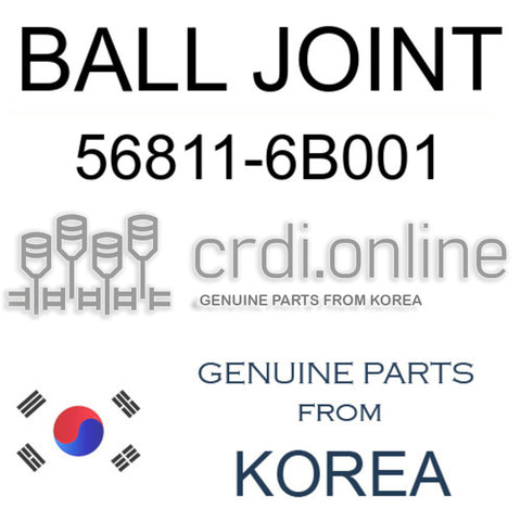 BALL JOINT [ORIGINAL] 56811-6B001 568116B001 56811 6B001