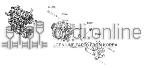 ALTERNATOR ASSY 23100-4681R 231004681R 23100 4681R