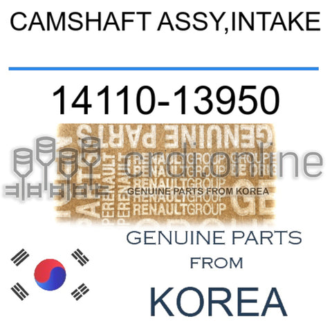 CAMSHAFT ASSY,INTAKE [ORIGINAL] 14110-13950 1411013950 14110 13950